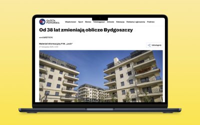 Gazeta Pomorska o P.W. LECH: „Od 38 lat zmieniają oblicze Bydgoszczy”